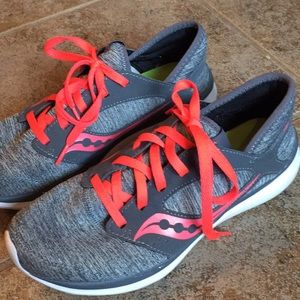 Saucony memory foam shoes.
